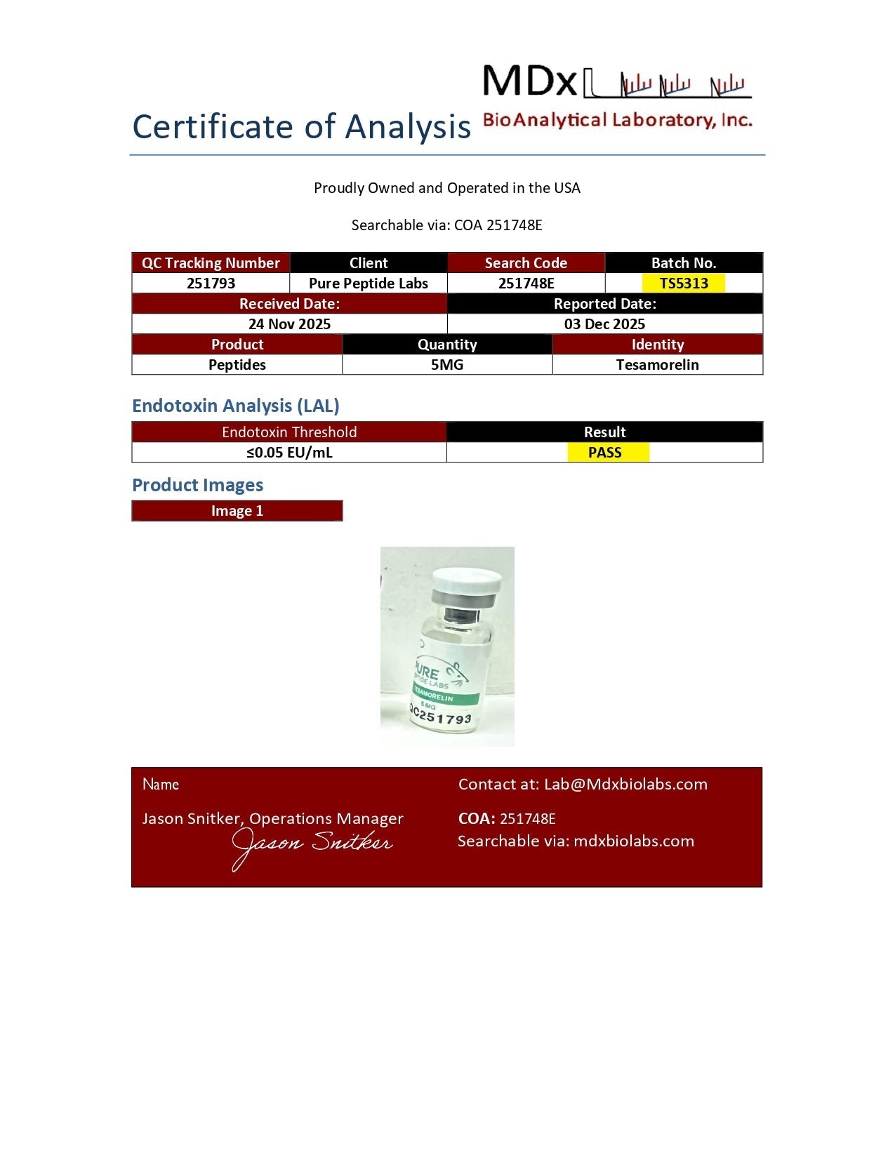 Tesamorelin